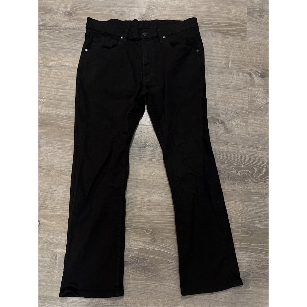 Cody James Jeans Jackson Slim Straight Stretch Denim Black Mens 40x32 L